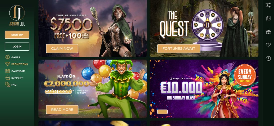 Jackpot Jill Casino Bonuses