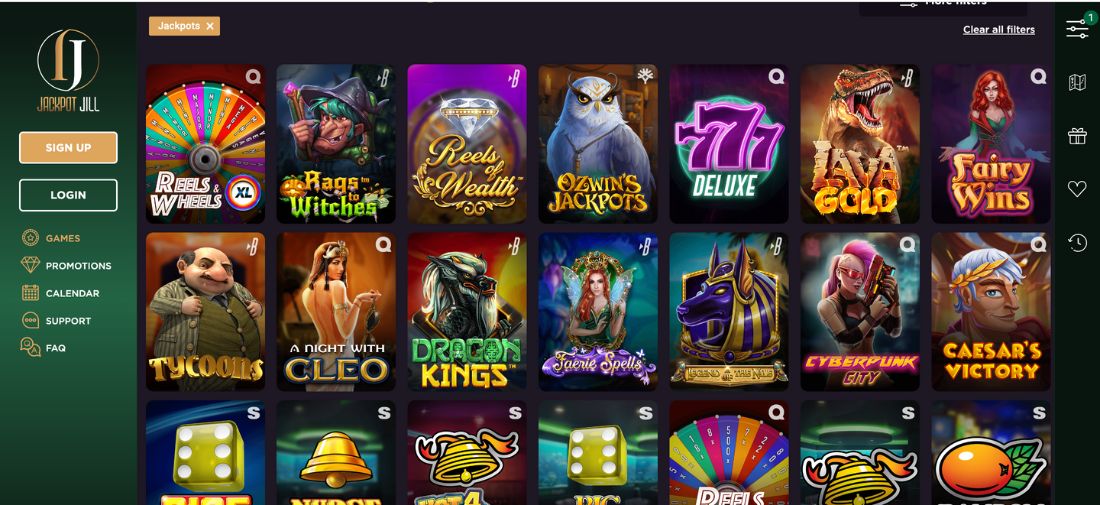 Jackpot Jill Casino Jackpot Games