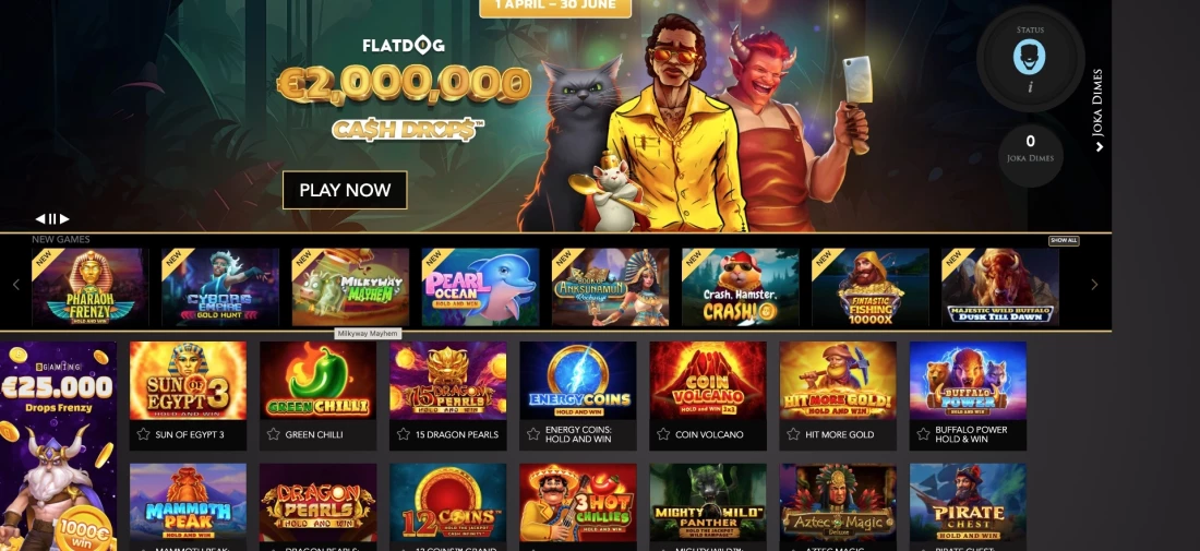 wild card city casino cash drops