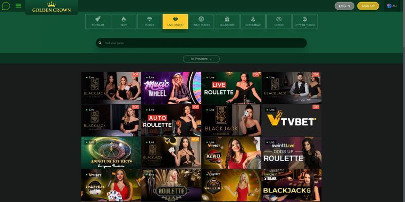 Golden Crown Casino Live Casino