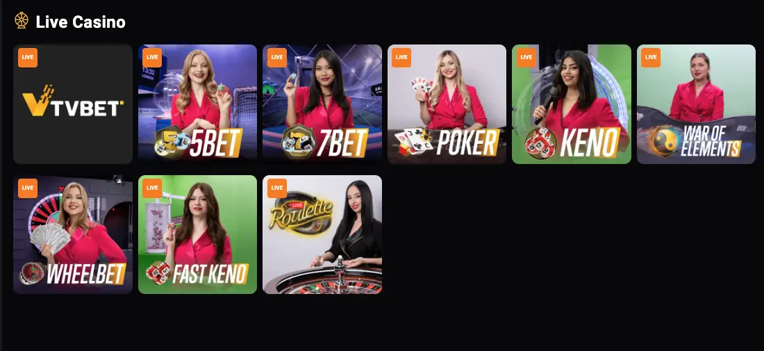 Gunsbet Live Dealer