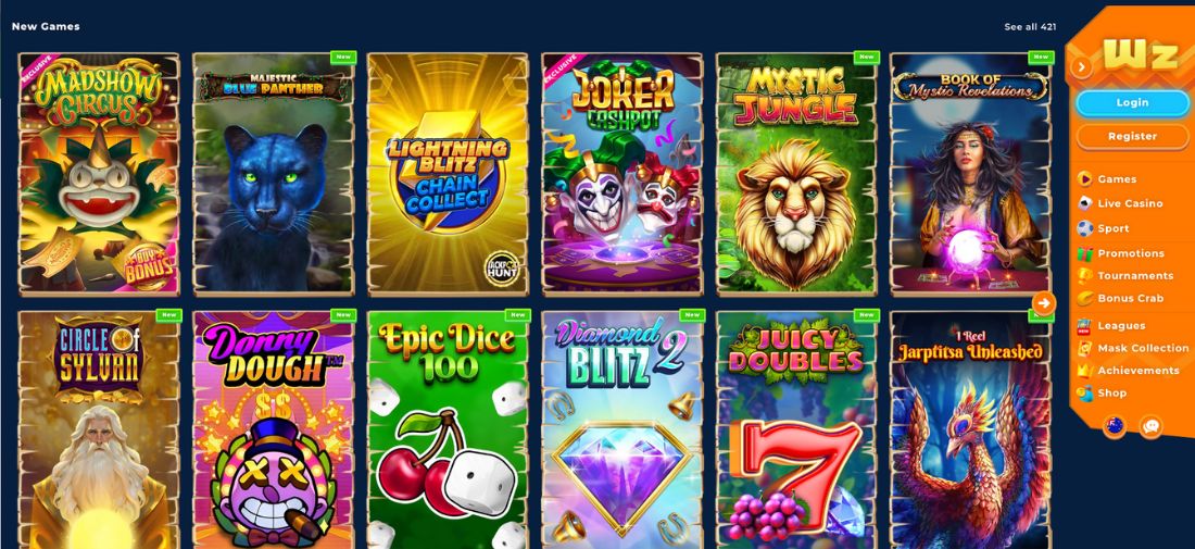 Wazamba Casino New Games