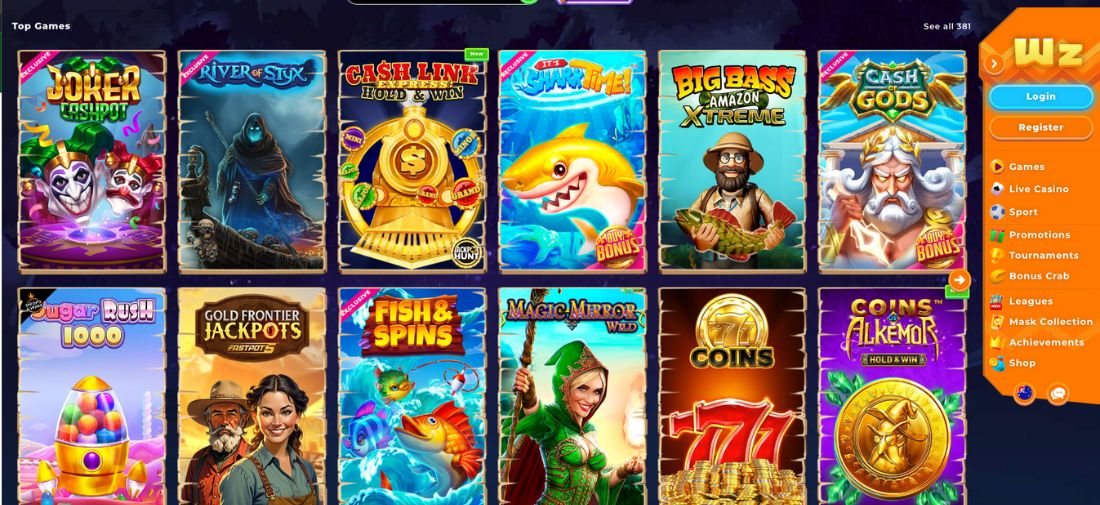 Wazamba Casino Top Games