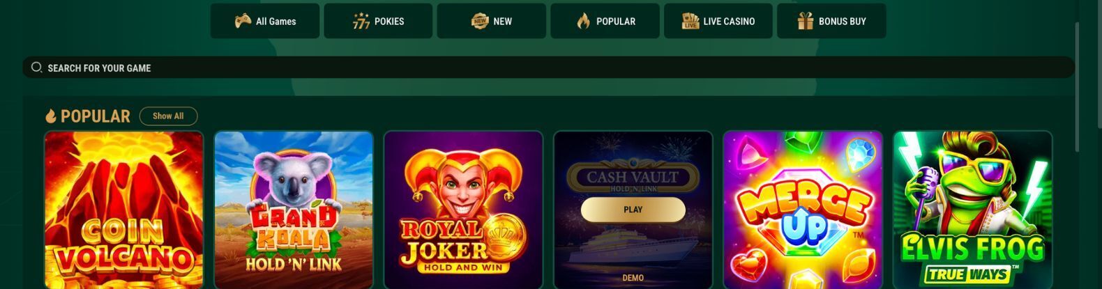 Play pokies at Richard Casino