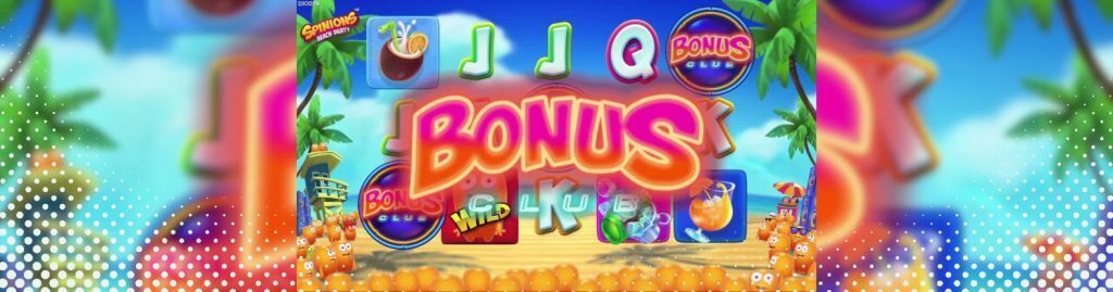 This is a pic of Spinions Beach Party Pokies Game by Quickspin