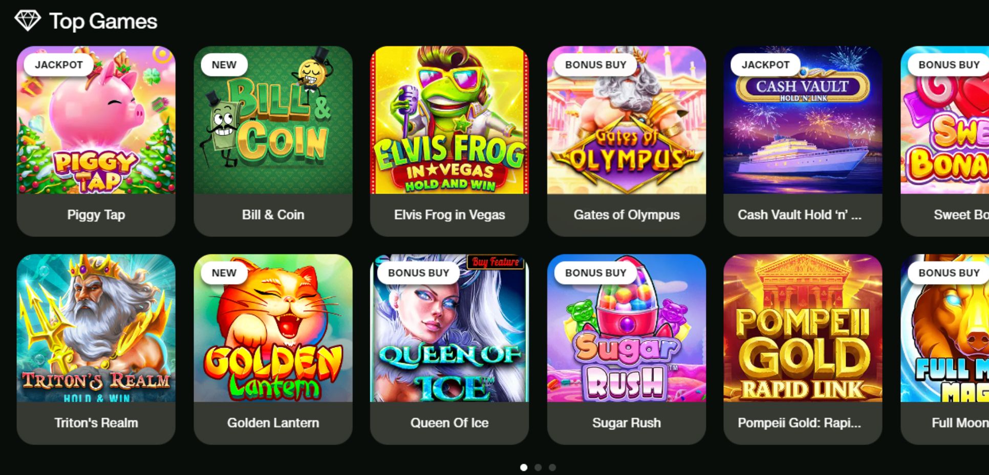 Cashwin Casino Top Games