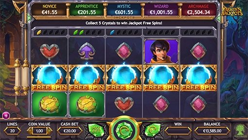 ozwins jackpots freespins