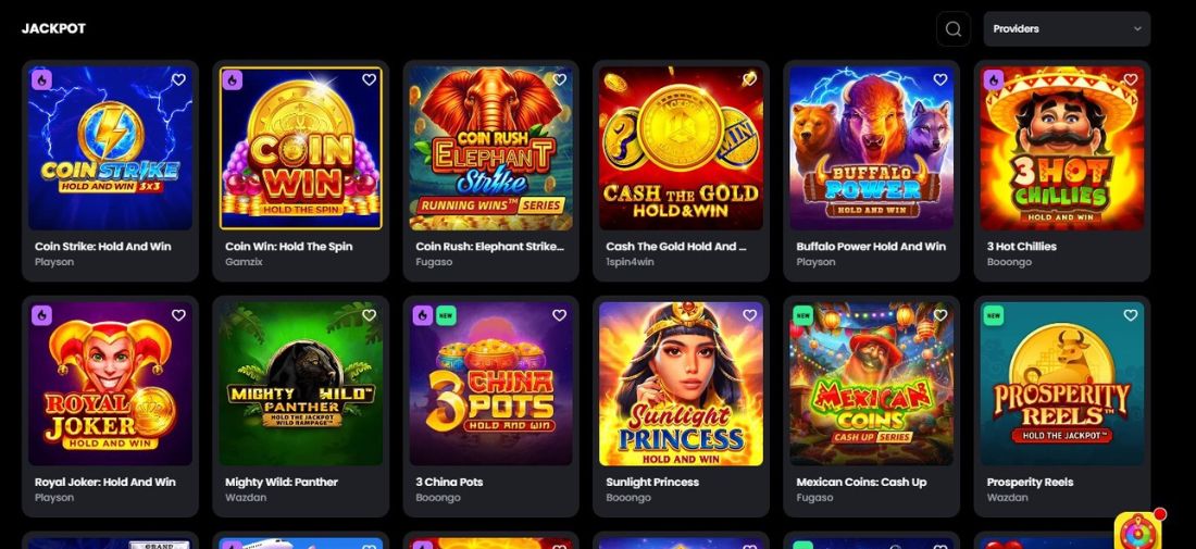 MoonWin Jackpot Games