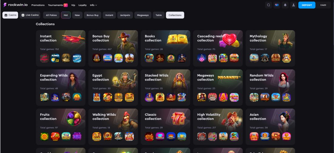 Rockwin Casino Game Collections