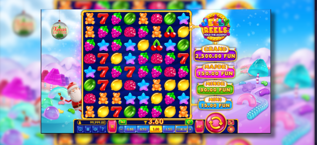 Jelly Reels Xmas Edition slot by Wazdan