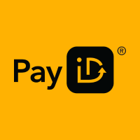 flat icon of the PayID logo over a yellow background