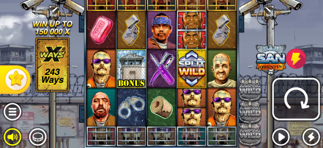 San Quentin Slot Gameplay