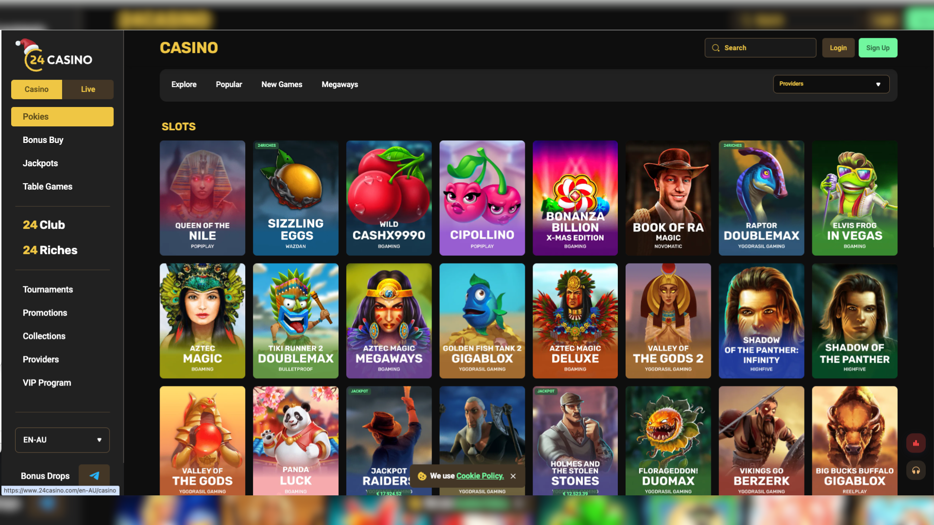 24 Casino Pokies