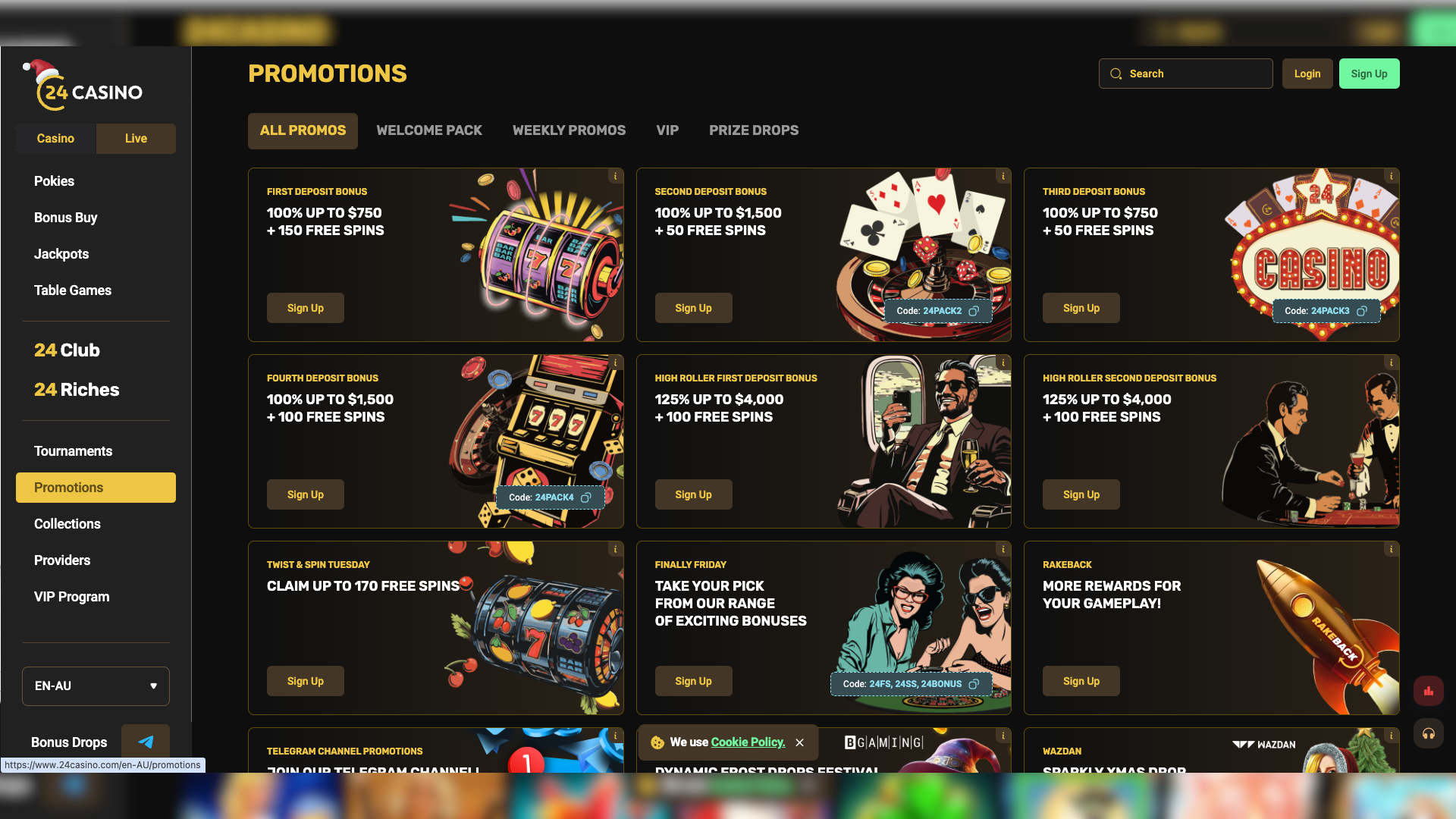 24 Casino Promotions