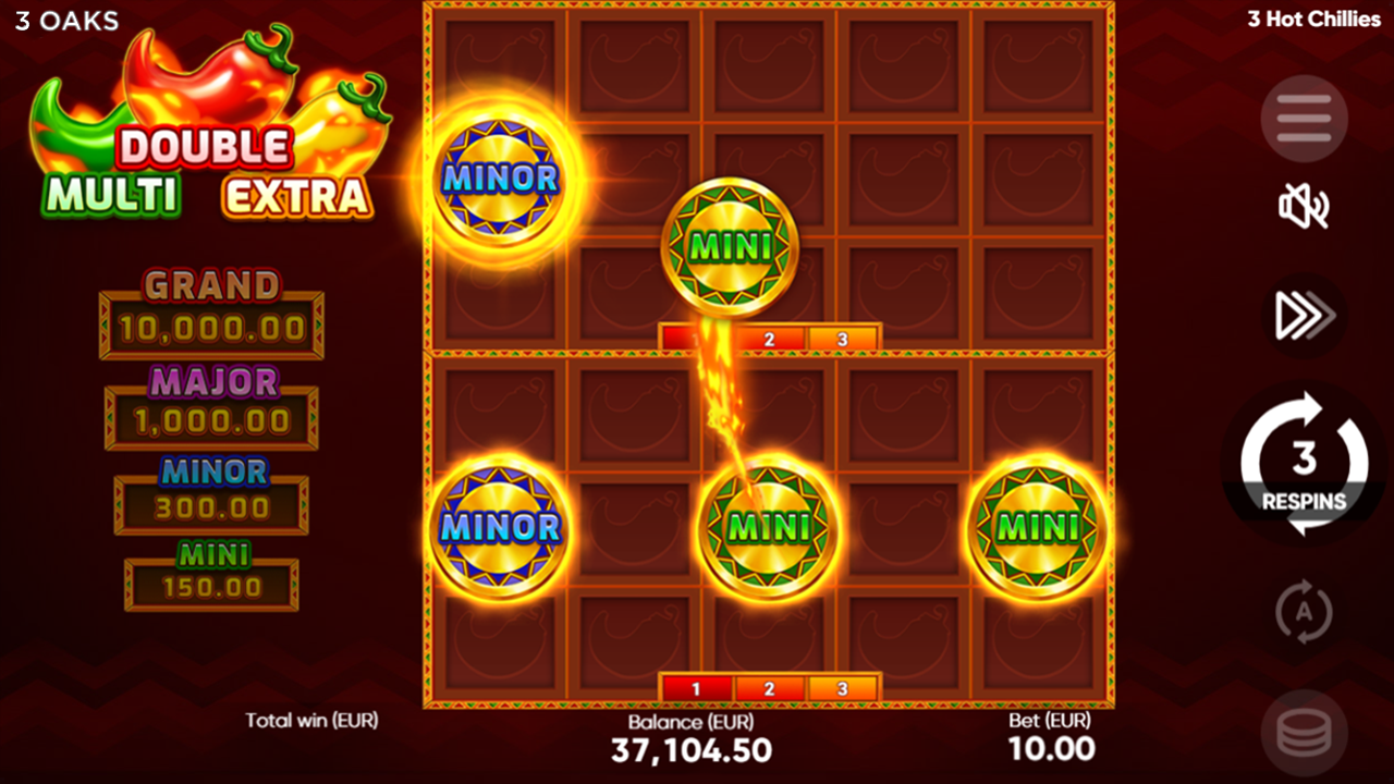 3 hot chillies jackpot game