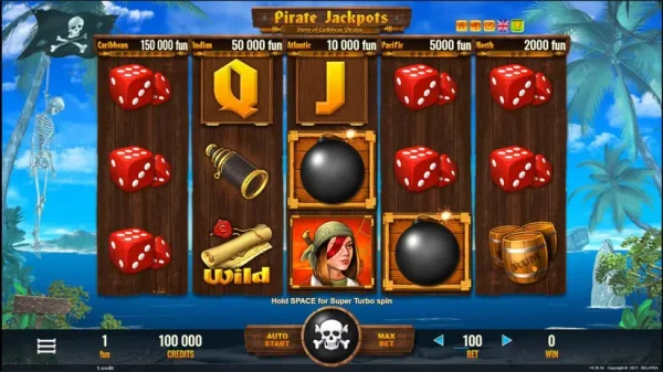 Pirate Jackpots Gameplay