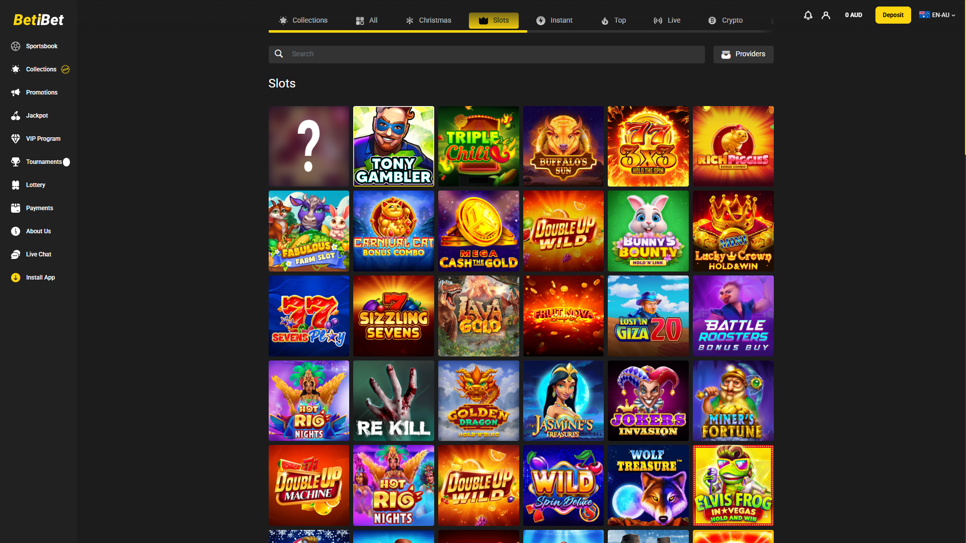 BetiBet Casino Pokies