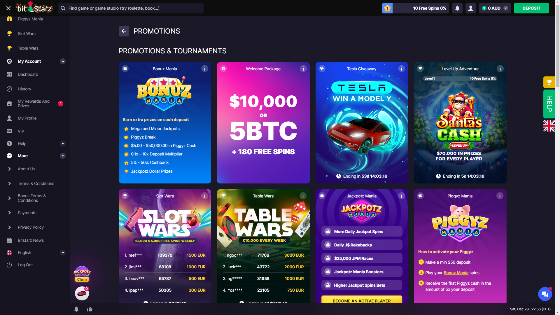 BitStarz Casino Promotions