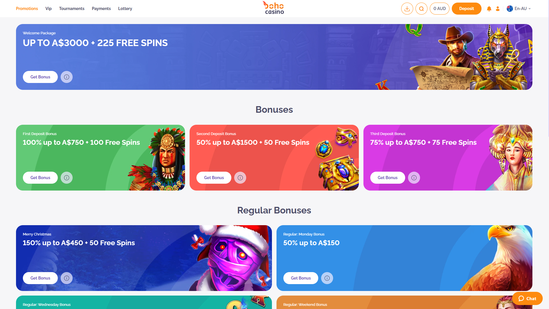 Boho Casino Promotions