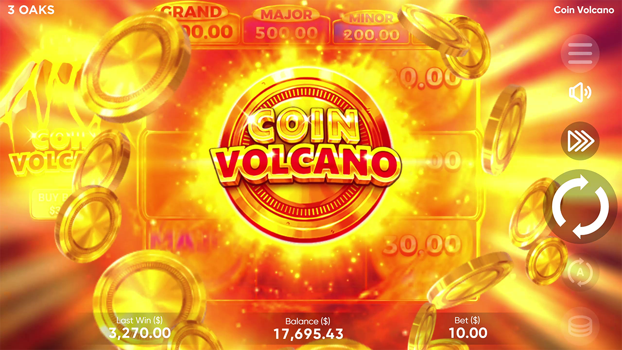 coin volcano - win